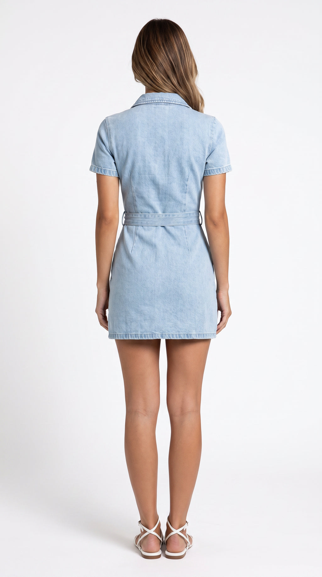 The Zip Denim Dress
