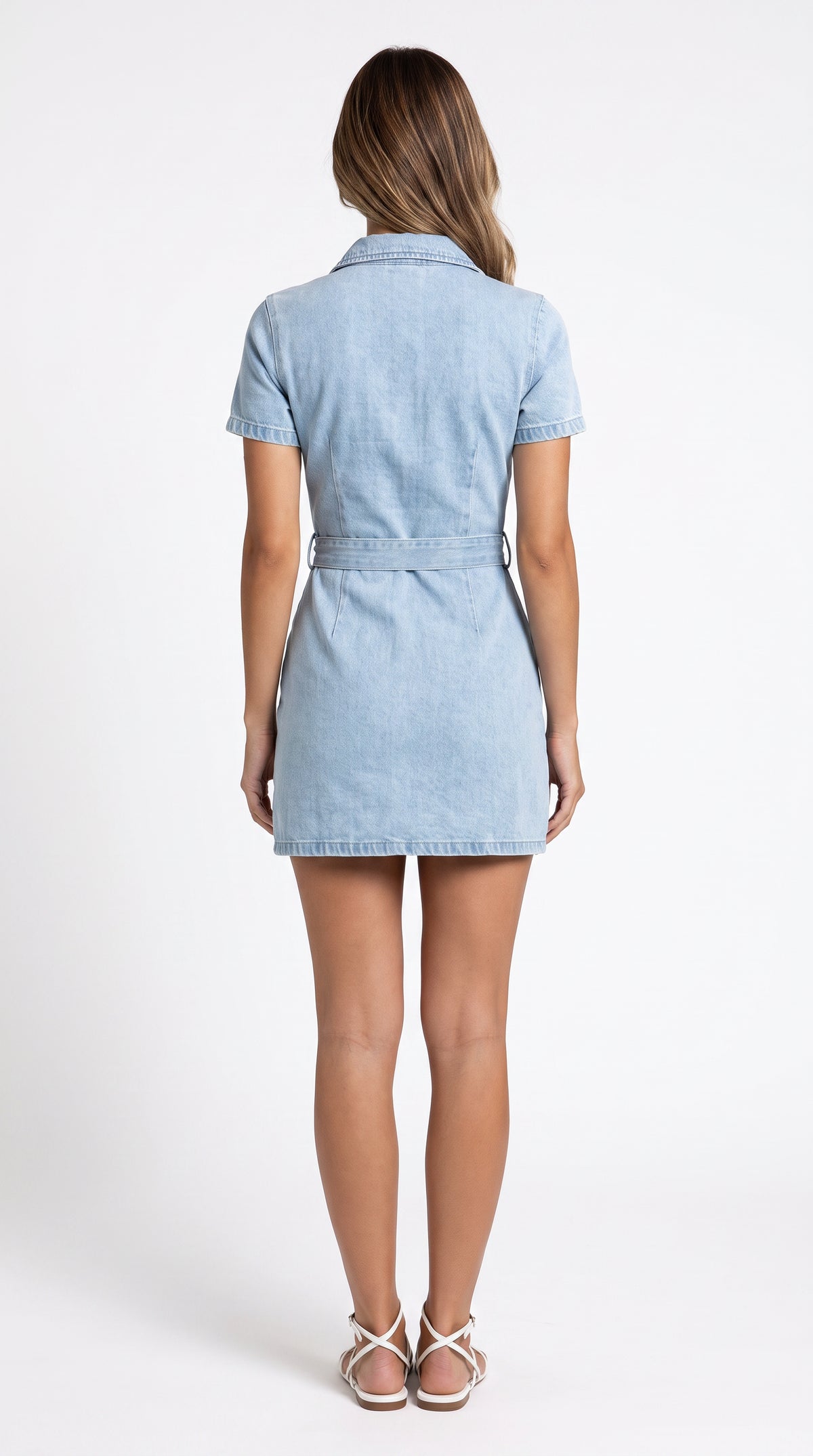 The Zip Denim Dress