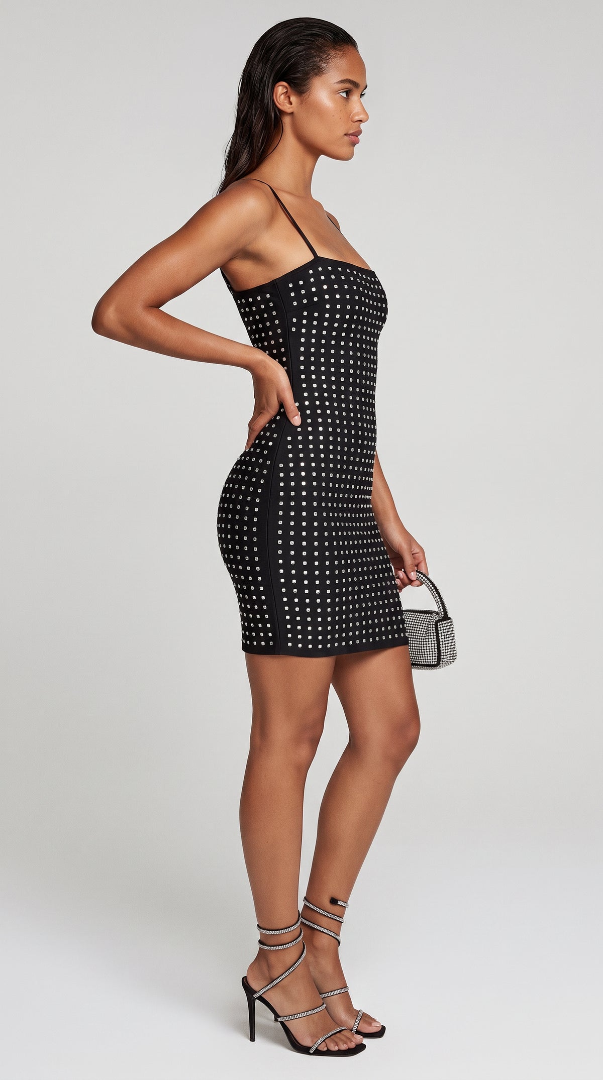 The Rhinestone Bodycon Mini