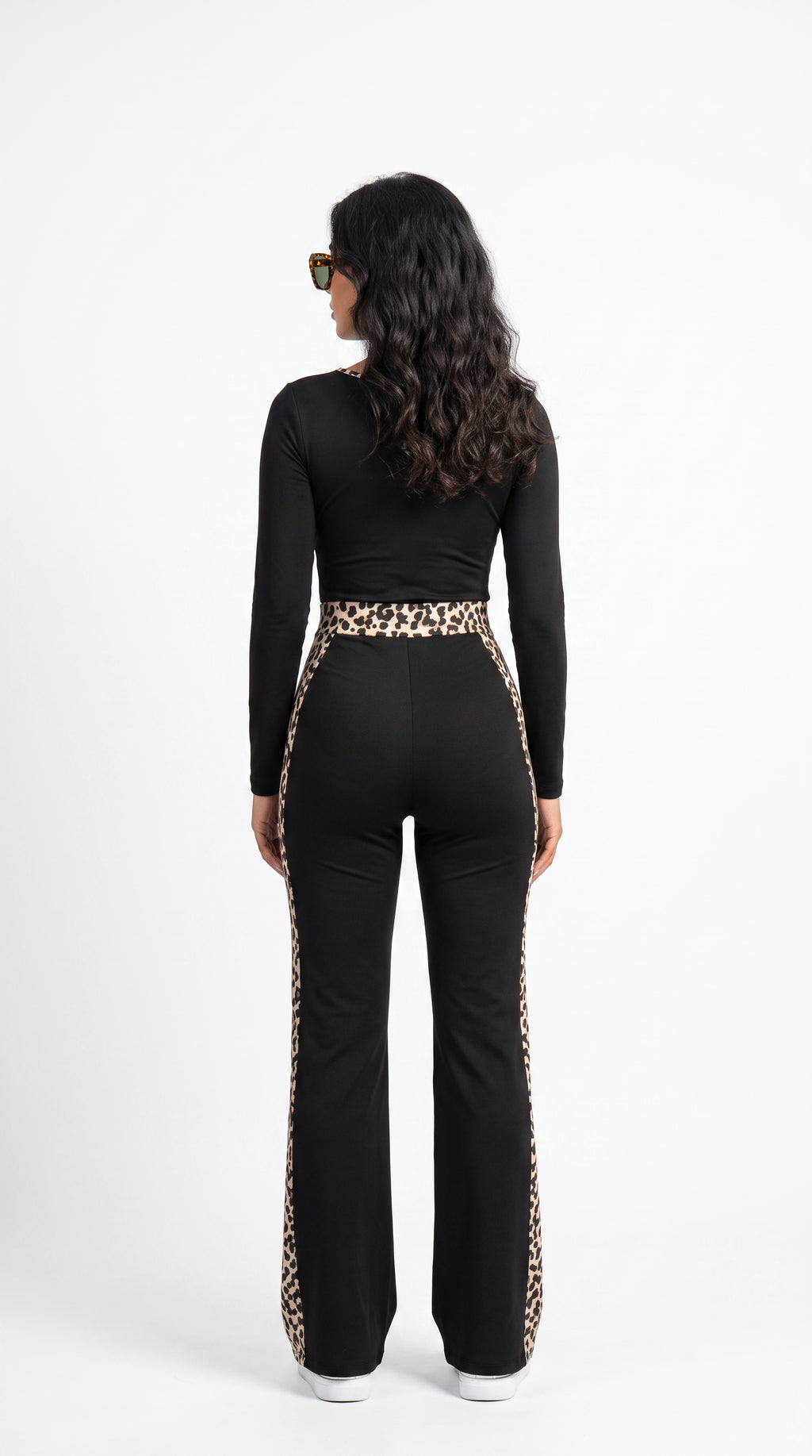 The Leopard Trim Jumpsuit