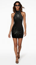 The Rhinestone Spider Halter