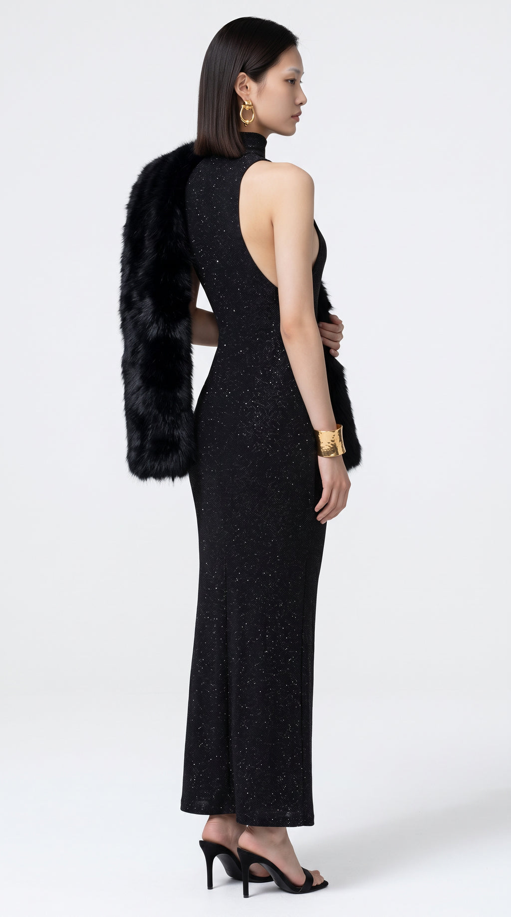The Sequin Sleeveless Maxi