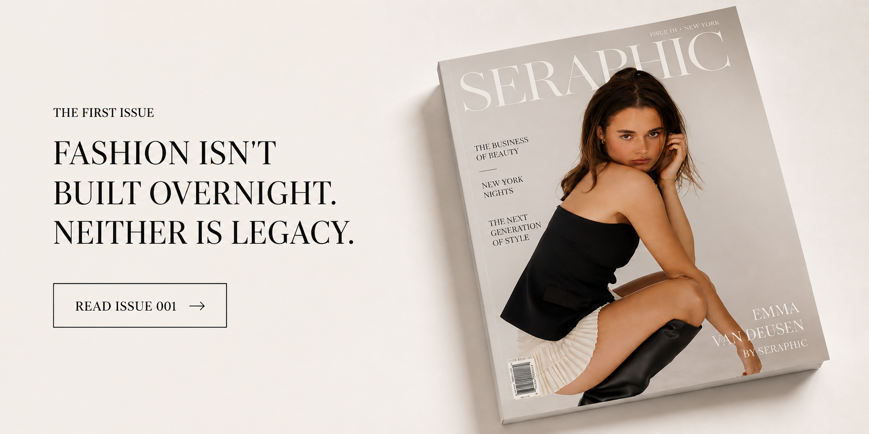 Seraphic Magazine Issue 001 cover feature